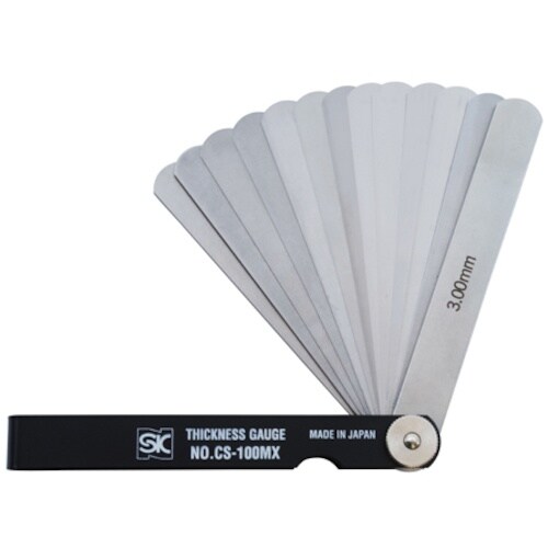 SK スキマゲージ シクネスゲージ 100MX カ