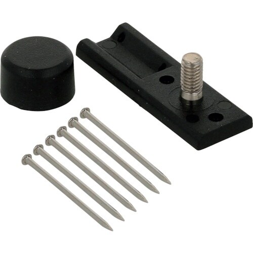 YAHATA 金具用石こうピンLONG黒 M4×1