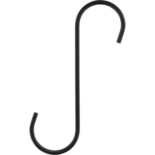 WAKI S字フック 黒 150mm