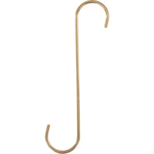 WAKI S字フック 真鍮 200mm