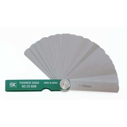 SK スキマゲージ シクネスゲージ 65M カラー