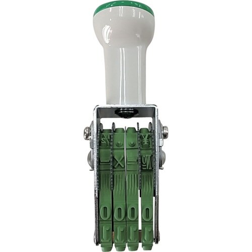 SANBY テクノタッチ回転印 欧文3号4連明朝体