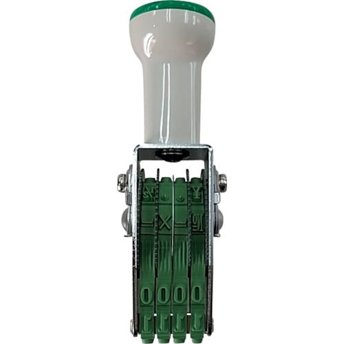 SANBY テクノタッチ回転印 欧文4号4連明朝体