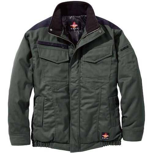 HOOH 難燃防寒ブルゾン 4L カーキ