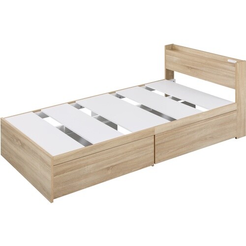 IRIS 292712 大容量収納ベッド宮付き ラ