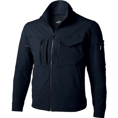 クロダルマ 長袖ジヤンパー ブラック 4L