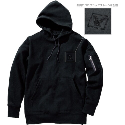 VILEA オーバーサイズフーディー M クリスタ