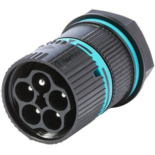 タカチ パネルマウント防水中継コネクタ