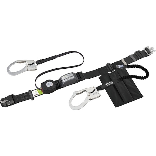 タイタン 胴ベルト型ロック付き巻取式 ダブル ワン