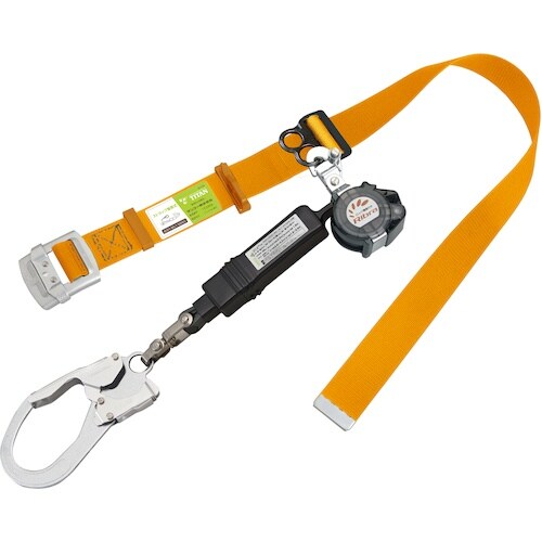 タイタン 胴ベルト型ロック付き巻取式 シングル R