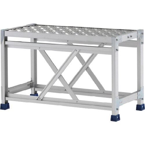 アルインコ 作業台(天板縞板タイプ)1段 天板寸法