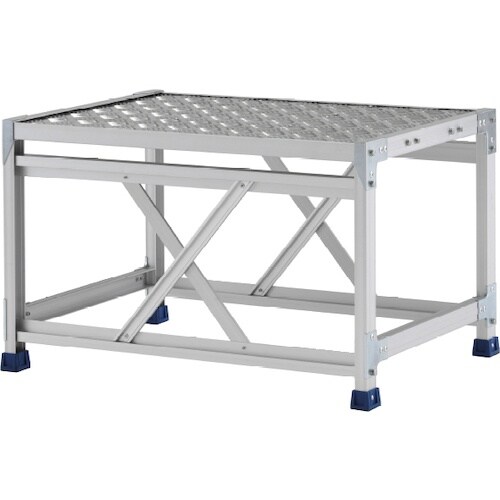 アルインコ 作業台(天板縞板タイプ)1段 天板寸法