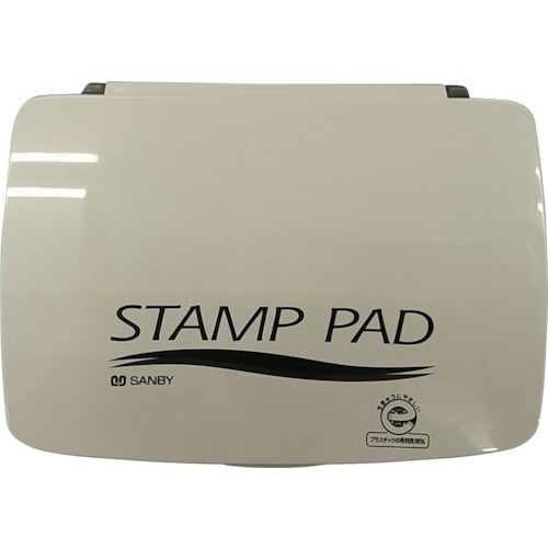 SANBY サンビー顔料系スタンプ台 大型 黒