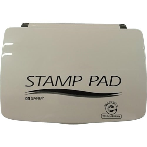 SANBY サンビー顔料系スタンプ台 中型 黒