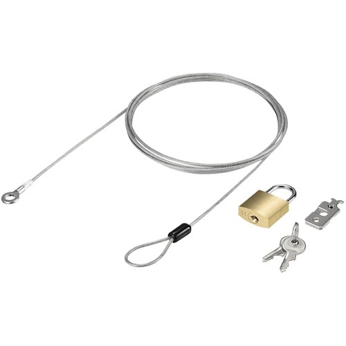 BUFFALO 南京錠01+ワイヤー付 統一キー