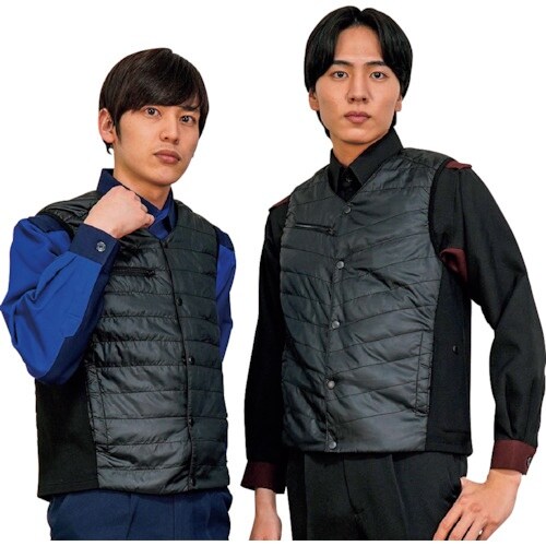 岡潮 黒色発熱ベスト+モバイルバッテリー10,00