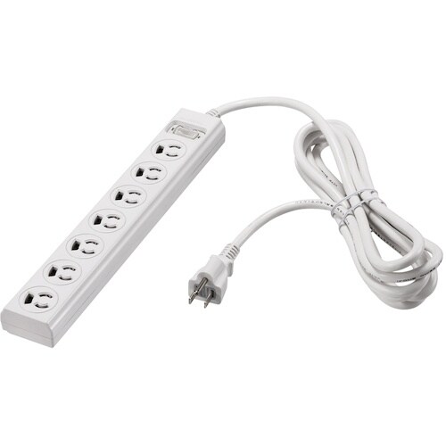 BUFFALO 3ピン式電源タップ 7個口 3m