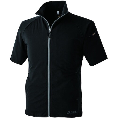 CHUSAN 電熱インナー半袖ジャケット クロ L