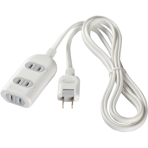 BUFFALO 2ピン式電源タップ 3個口タイプ