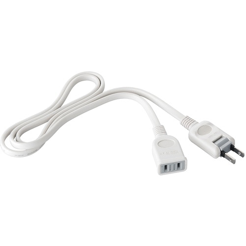 BUFFALO 電源延長ケーブル 5m ホワイト