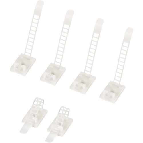 BUFFALO ケーブルベルト 6本用 ホワイト