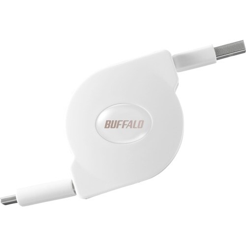 BUFFALO USB2.0 A−C 巻取り式ケー