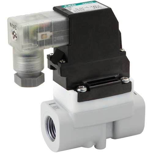 CKD 圧縮空気用パイロット式2ポート電磁弁 アル