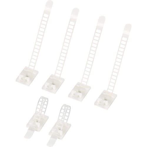 BUFFALO ケーブルベルト 12本用 ホワイト