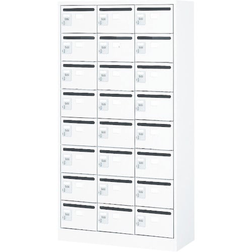 TRUSCO メールボックス 24人用 手ぶらキー