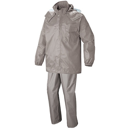 アイトス レインスーツ男女兼用 グレー 6L