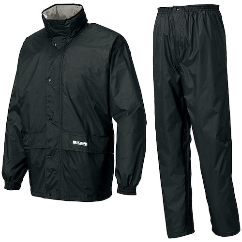 アイトス レインスーツ(Bー1レインスーツ)ブラッ