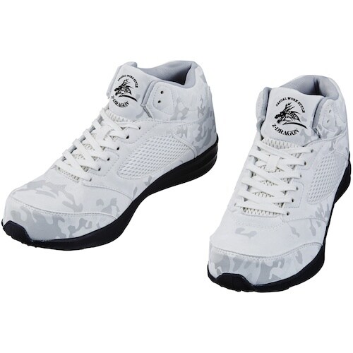 自重堂 S シューズ ホワイトカモフラ 26.0