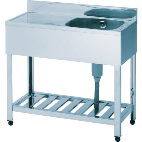 アズマ 一槽水切シンク右水槽 1200×600×8