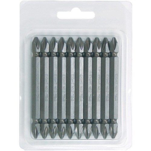 EIGHT プラスビット 両口 対辺6.35mm