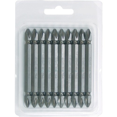 EIGHT プラスビット 両口 対辺6.35mm