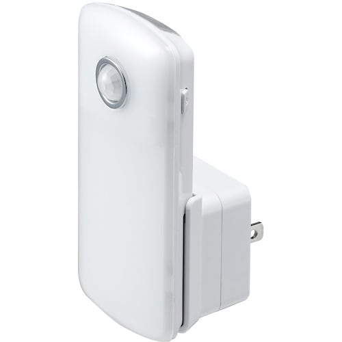 YAZAWA 無接点充電式人感明暗ナイトライト小ホ