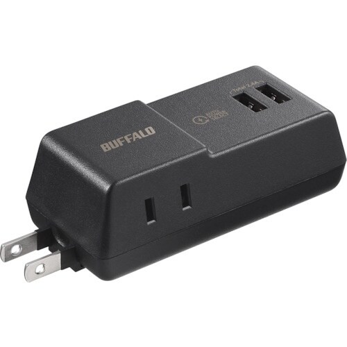 BUFFALO コンセント付きAC充電器 USB×