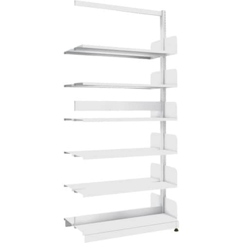 TRUSCO 単柱書架 複式 B5縦 W900XD