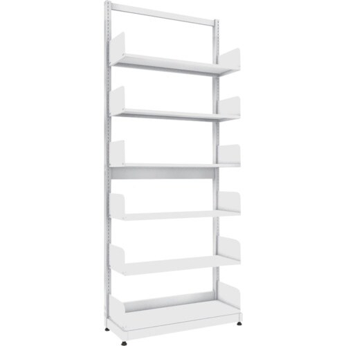 TRUSCO 単柱書架 単式 A4横 W900XD