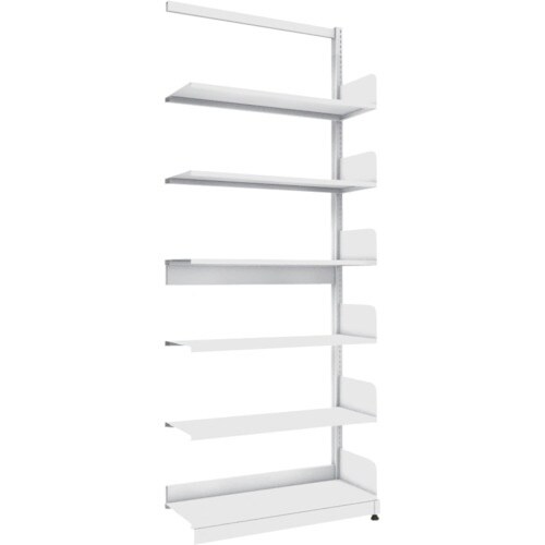 TRUSCO 単柱書架 単式 A4横 W900XD