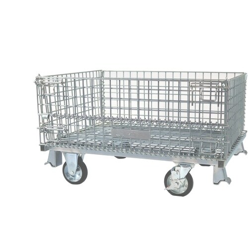 サンキン メッシュパレット 150mmキャスター付