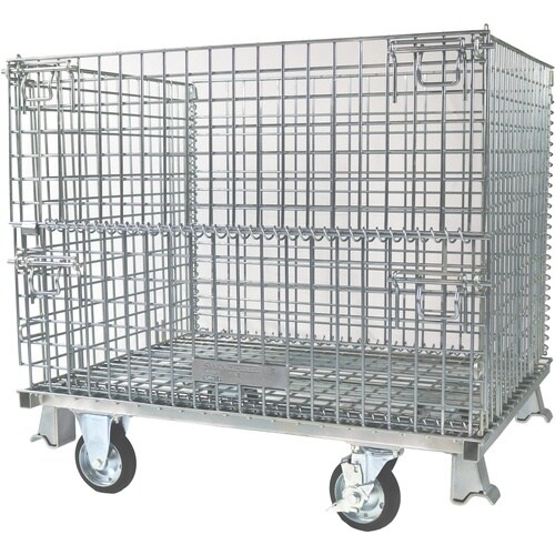 サンキン メッシュパレット 150mmキャスター付