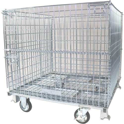 サンキン メッシュパレット 150mmキャスター付