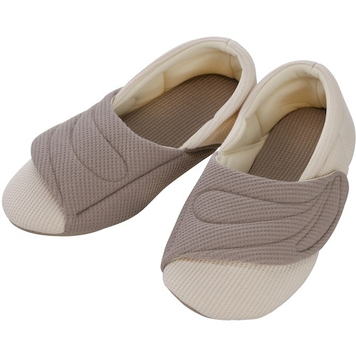 あゆみ ワイドベルトワッフル グレー LL(25.