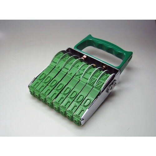 SANBY テクノタッチ回転印 欧文初号8連明朝体