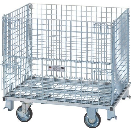 TRUSCO ネットパレットキャスター付 800X