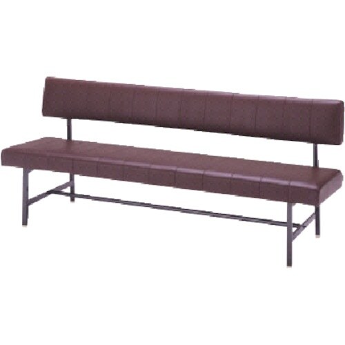 MIZUNO ロビーチェア 背付き ブラウン ブラ