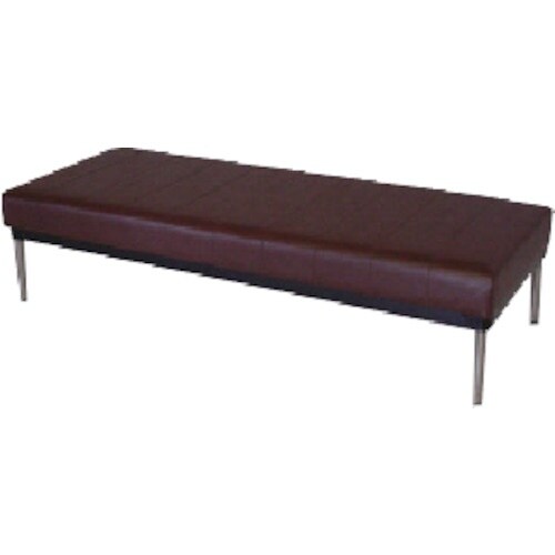 MIZUNO ロビーチェア 背無し ブラウン ブラ