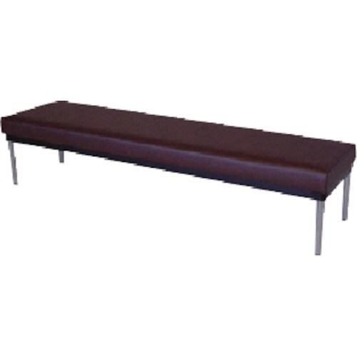 MIZUNO ロビーチェア 背無し ブラウン ブラ