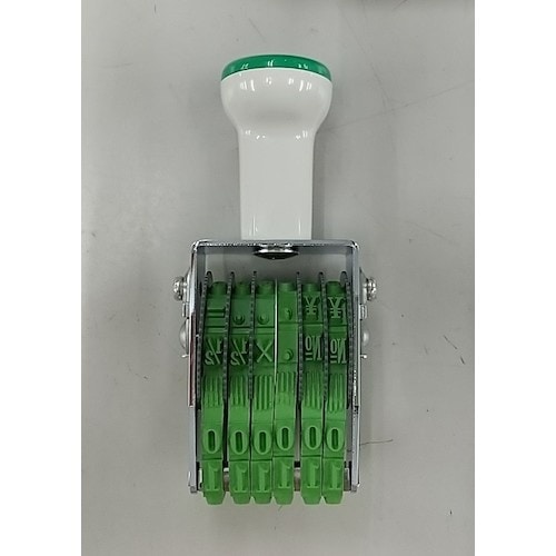 SANBY テクノタッチ回転印 欧文3号6連明朝体